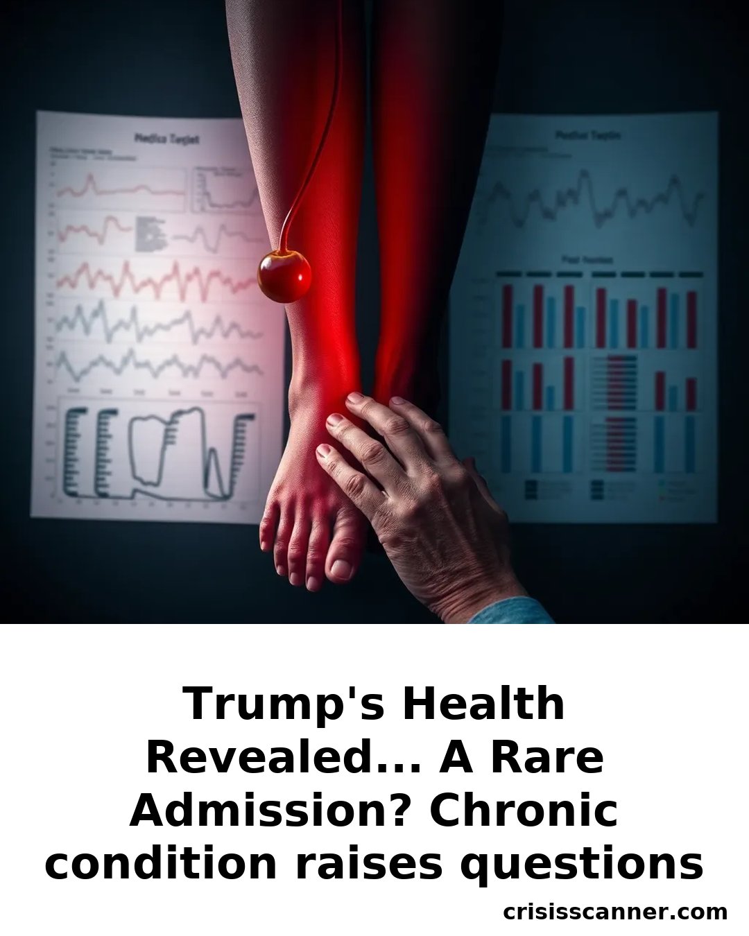 TRUMP'S HEALTH REVEALED... A RARE ADMISSION? Chronic condition raises questions