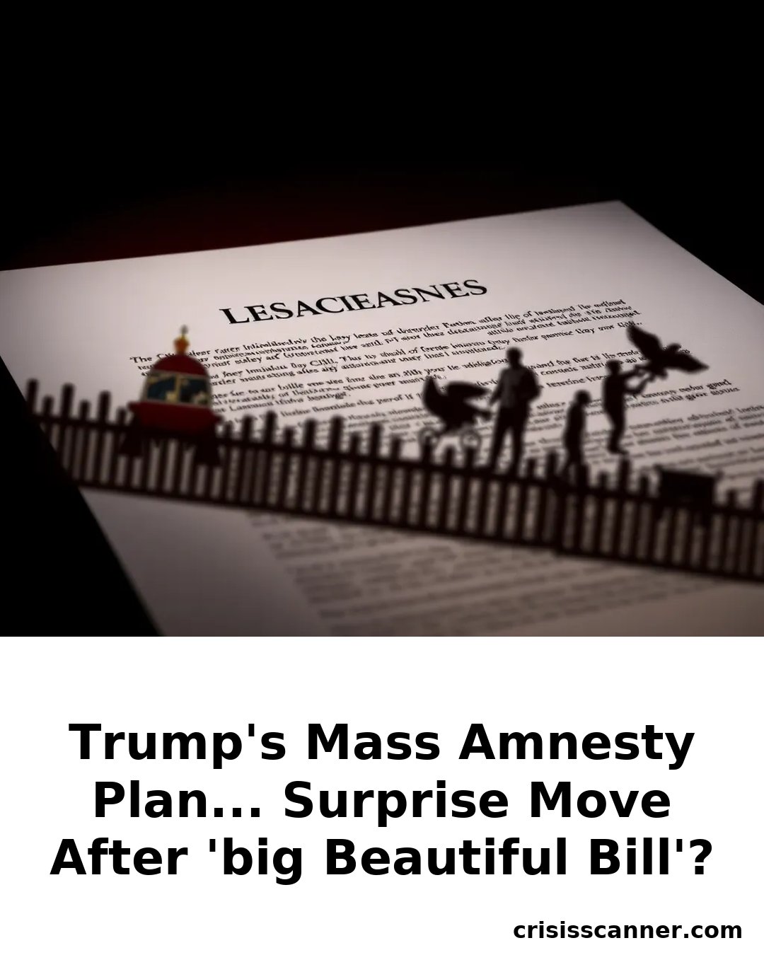 TRUMP'S MASS AMNESTY PLAN... SURPRISE MOVE AFTER 'BIG BEAUTIFUL BILL'?