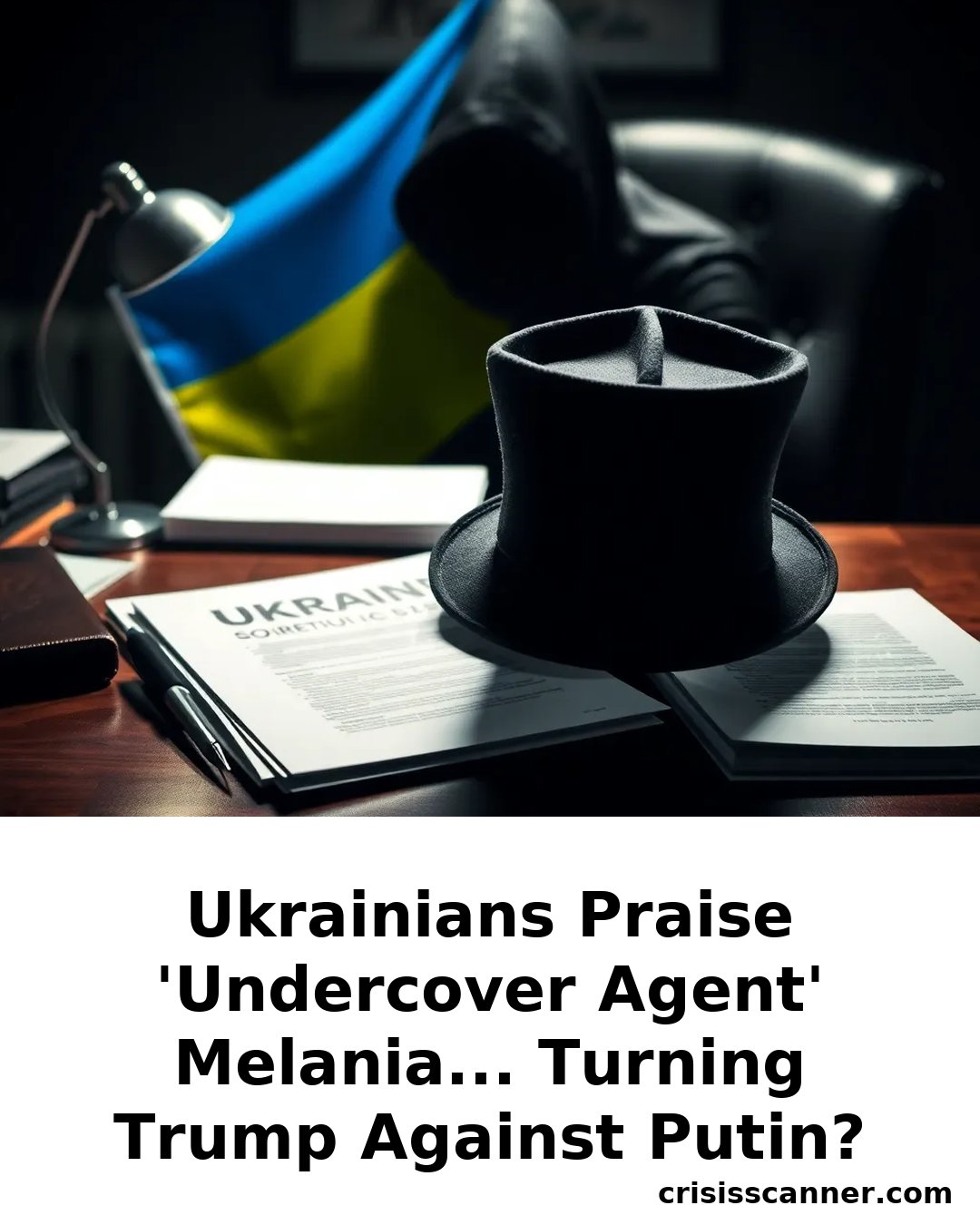 Ukrainians Praise 'Undercover Agent' Melania... Turning Trump Against Putin?