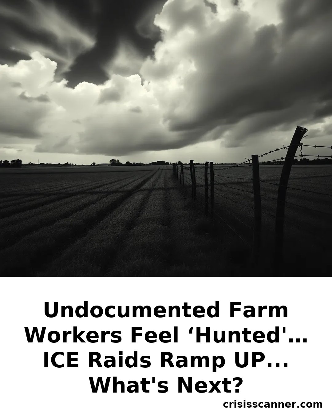 UNDOCUMENTED FARM WORKERS FEEL ‘HUNTED'… ICE RAIDS RAMP UP... WHAT'S NEXT?