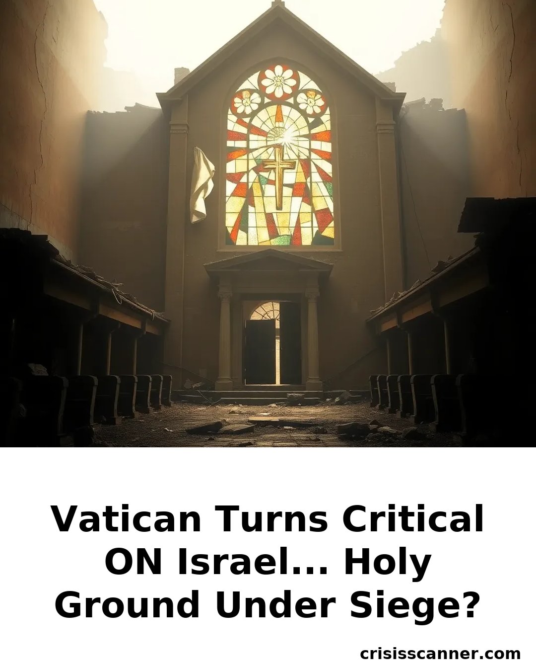 VATICAN TURNS CRITICAL ON ISRAEL... Holy Ground Under Siege?