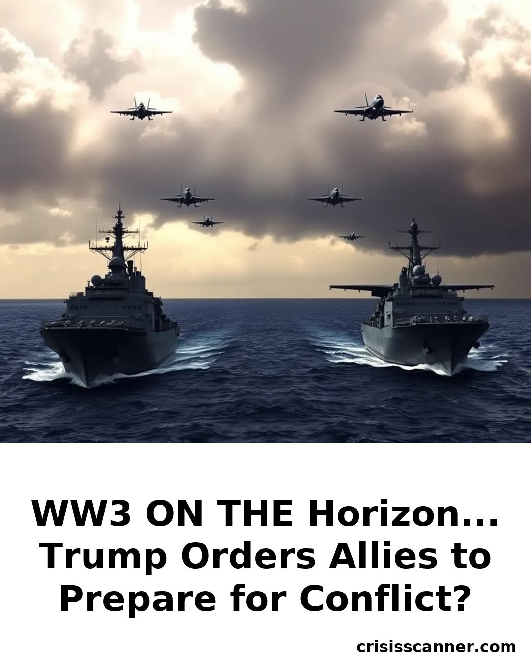 WW3 ON THE HORIZON... Trump Orders Allies to Prepare for Conflict?